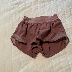 lululemon purple size 2 hottie hot shorts